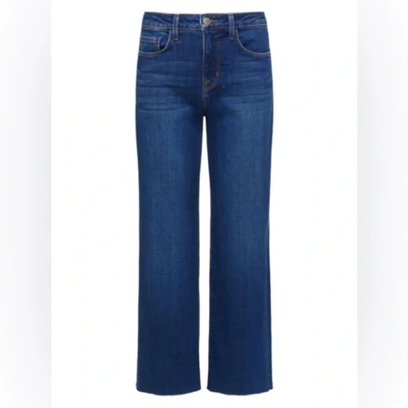 L’AGENCE | Danica Wide Leg Jeans In York Blue Size 25 NEW - Picture 10 of 10